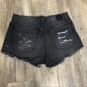 RES Denim Shorts - RES Denim Tiny Dancer Distressed Gray Shorts RES Denim Shorts - RES Denim Tiny Dancer Distressed Gray Shorts